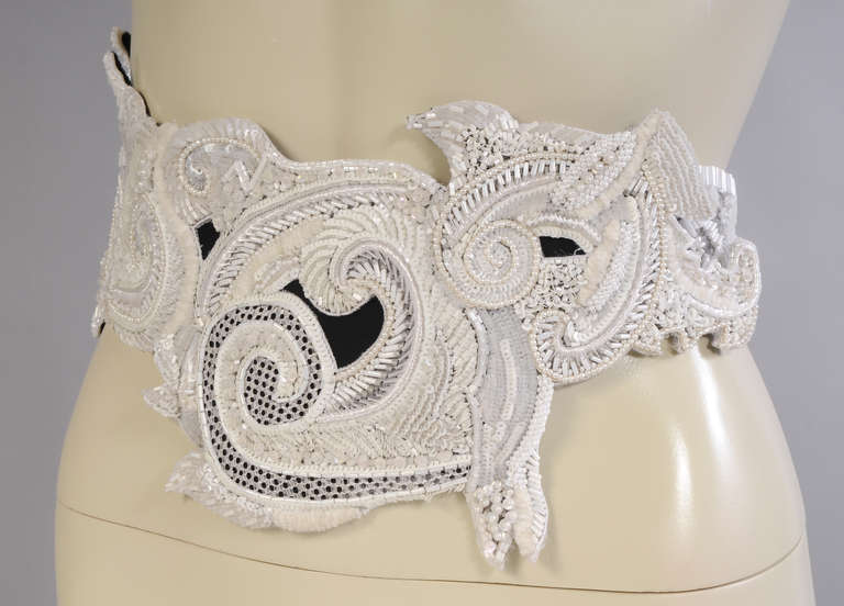 Christian Dior Intricately Beaded Belt