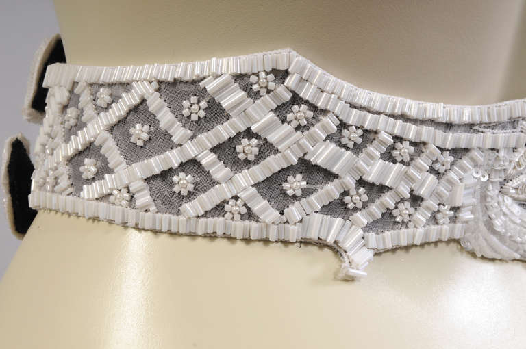 Christian Dior Intricately Beaded Belt In New Condition In New Hope, PA