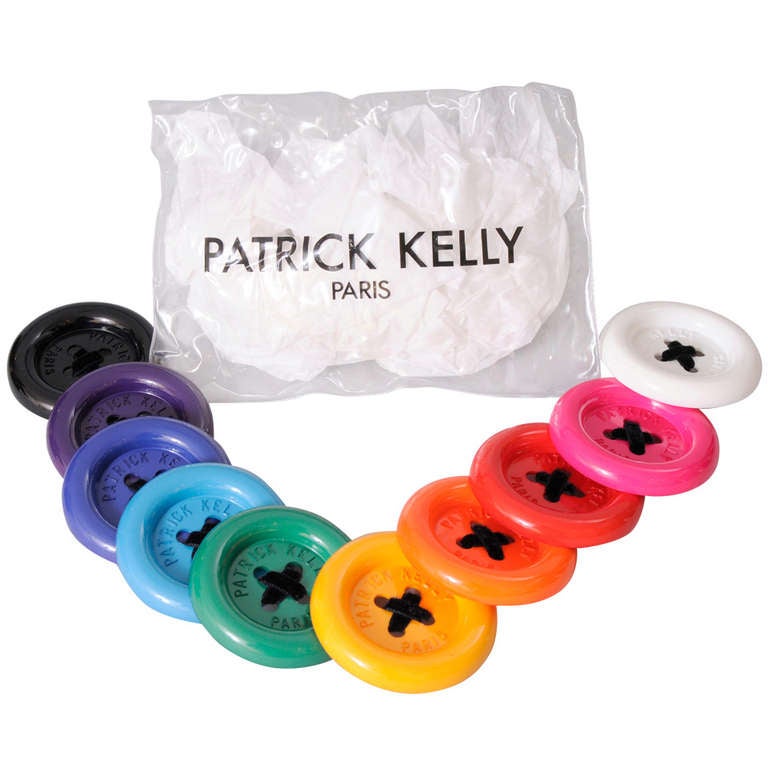 Patrick Kelly Button Pins Set