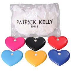 Iconic Patrick Kelly Heart Pin Set