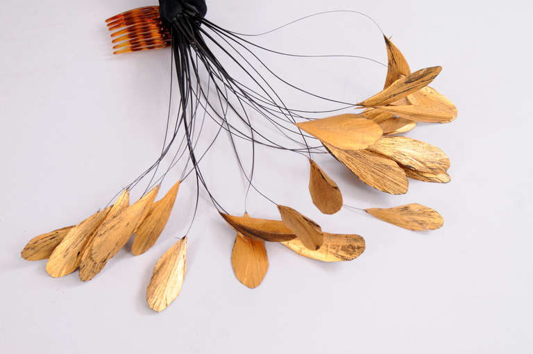 Givenchy Haute Couture Feather Hair Ornament