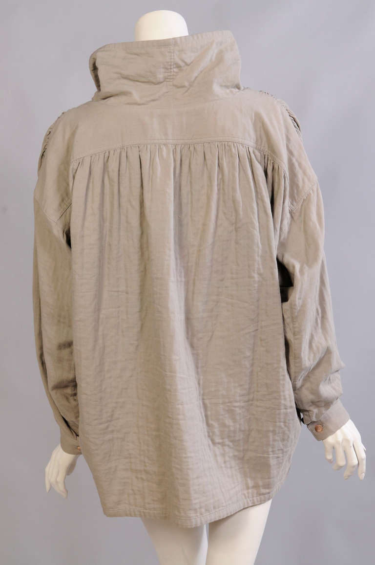 Women's Issey Miyake Cotton Tunic Top