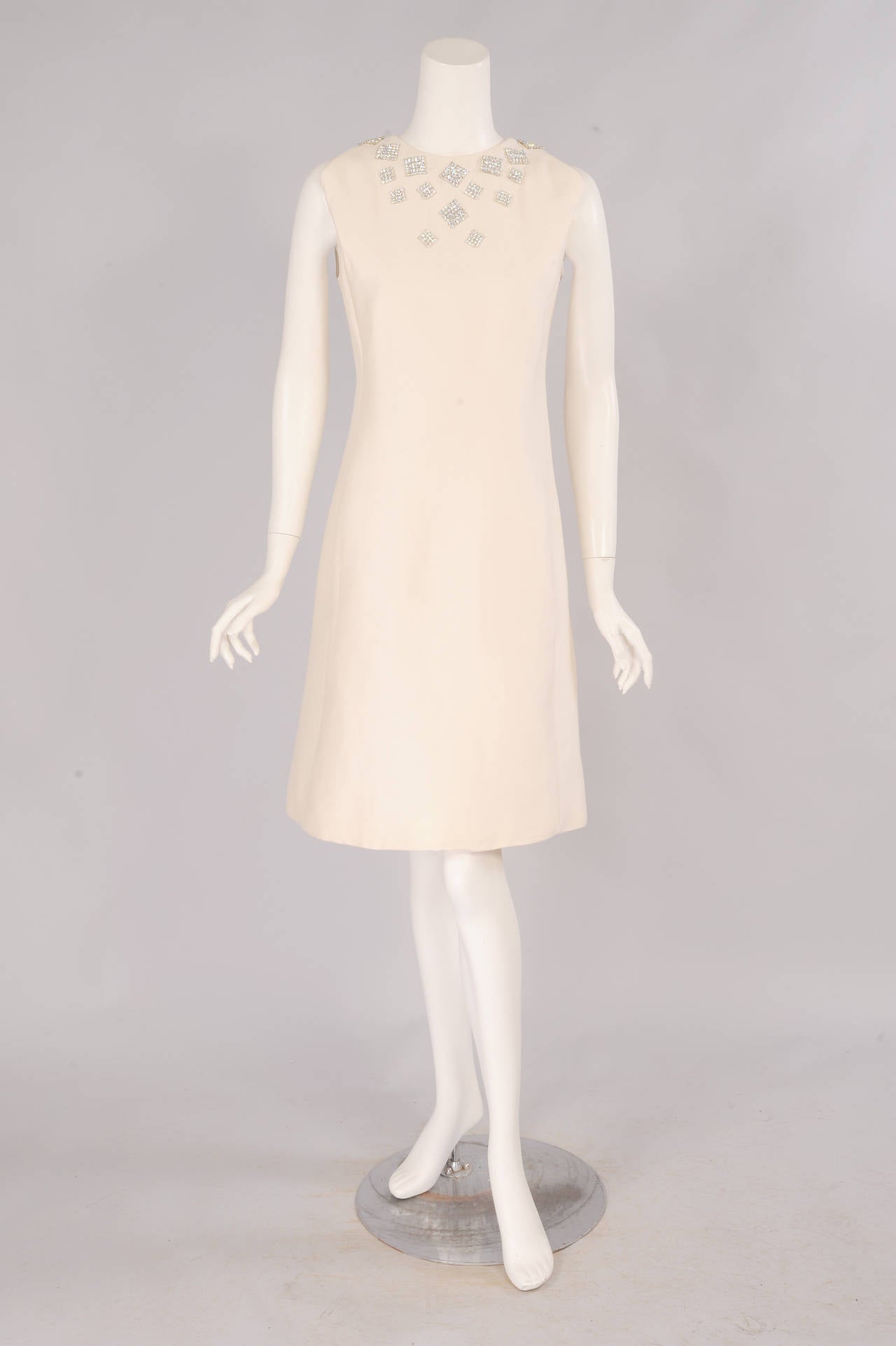 1960's Werle, Beverly Hills Jewel Embellished Sheath