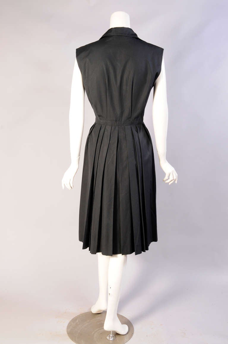 Women's Emilio Pucci Black Cotton Dress