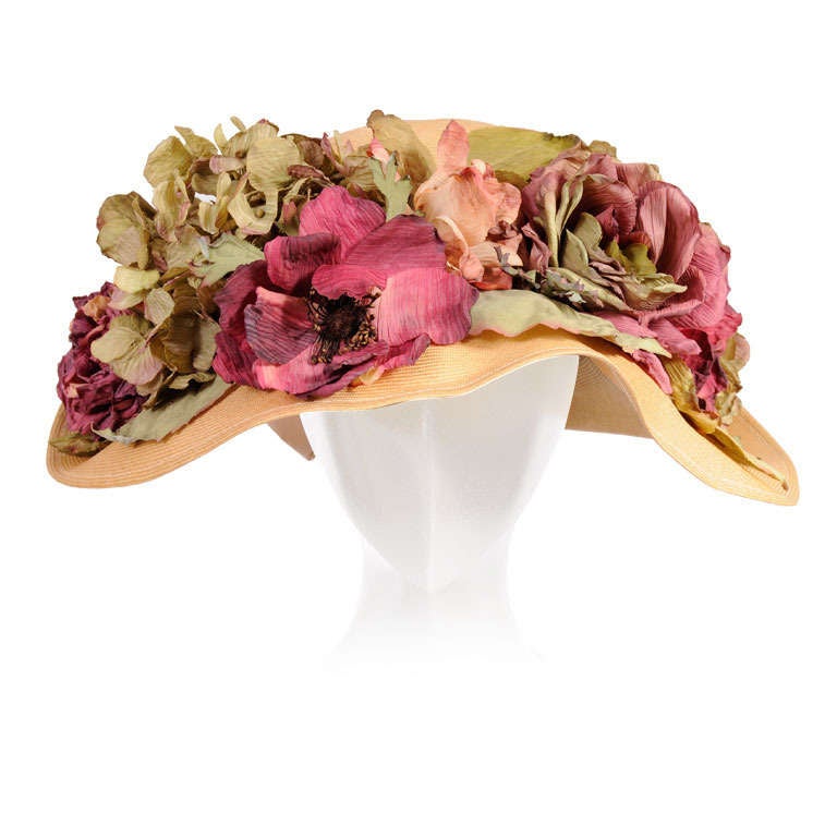 Frank Olive Edwarian Inspired Straw Hat