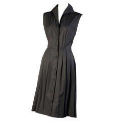 Vintage Emilio Pucci Black Cotton Dress