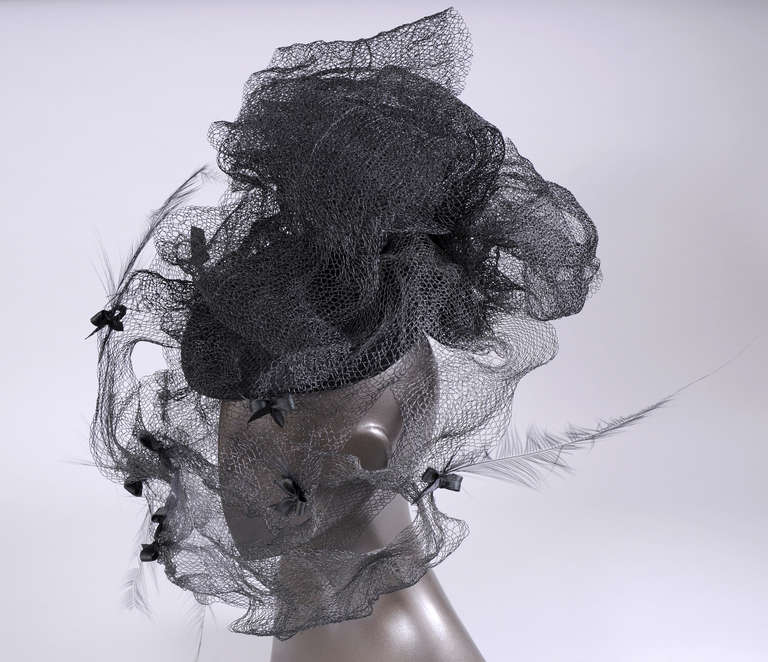Women's Philip Treacy Chanel Haute Couture Runway Worn 1 of a kind Fantasy Hat