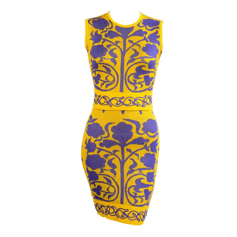 1930's Madeleine Adaptation Floral Print SilkChiffon Dress