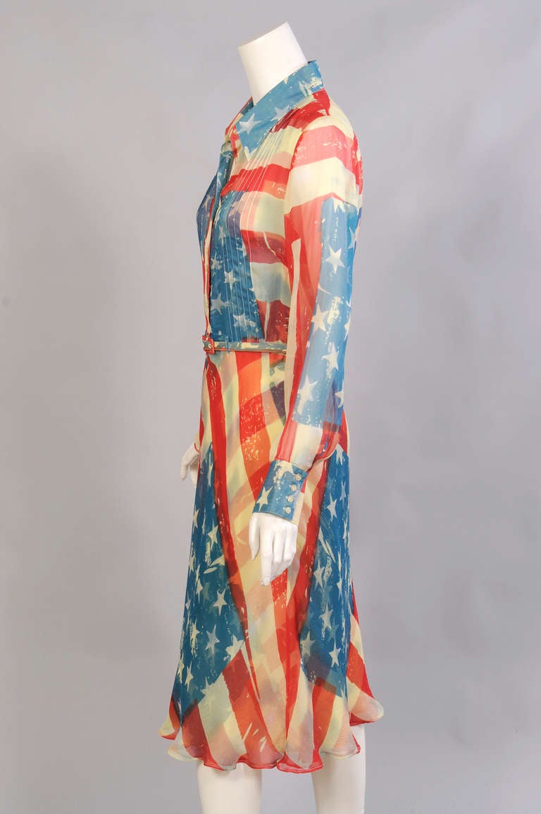 catherine malandrino flag dress