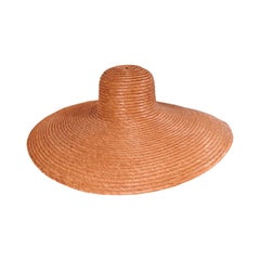 Givenchy Haute Couture Runway Worn Oversized Straw Hat