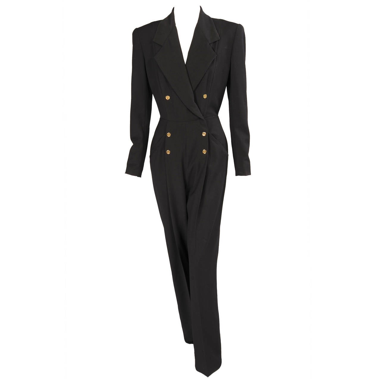 calvin klein black jumpsuit
