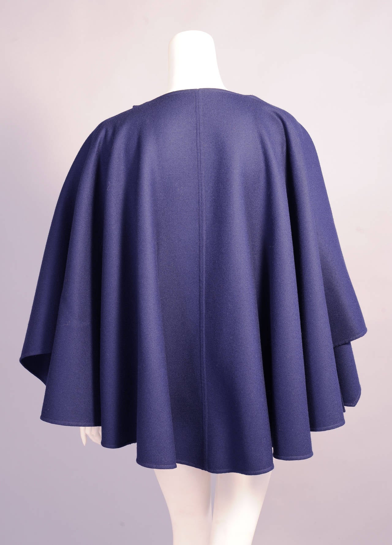 navy blue cloak