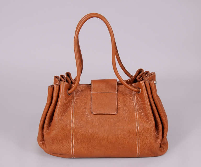 Tiffany Brown Leather Bag, Never Used In New Condition In New Hope, PA
