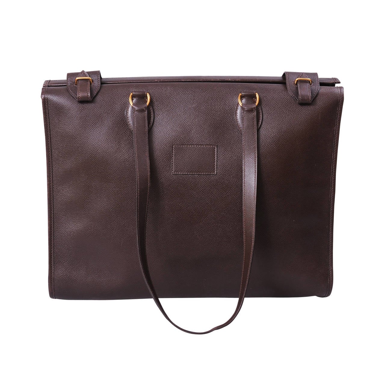 Hermes Leather Briefcase or Tote Bag