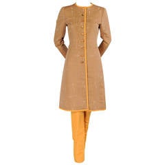 Oscar de la Renta Raj Inspired Slim Silk Coat & Pants 11