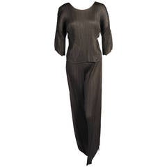 Issey Miyake Pleated Top & Pants 8