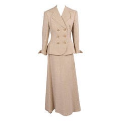 M M Tailleurs, Paris Couture Quality Tweed Evening Suit 7