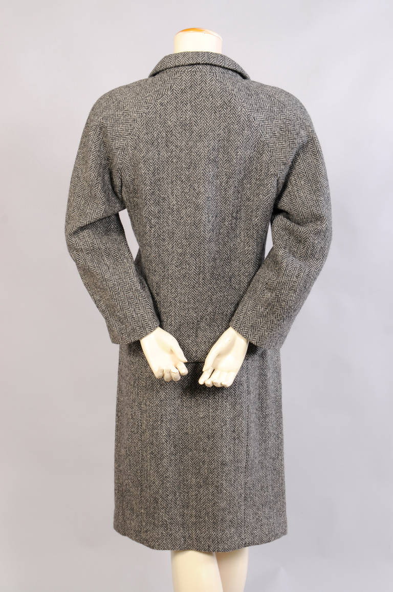 1960's Pertegaz, Barcelona  Herringbone Suit In Excellent Condition In New Hope, PA