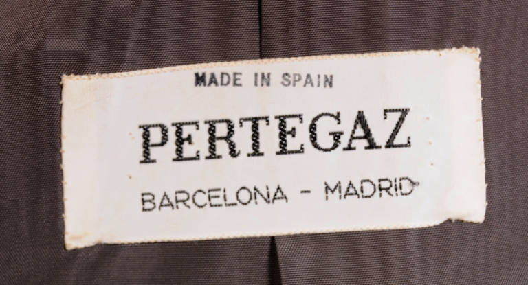 Women's 1960's Pertegaz, Barcelona  Herringbone Suit
