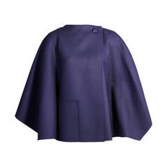 Madame Gres Navy Blue Short Cape