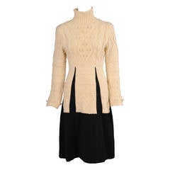 Jean Paul Gaultier "Irish Sweater" Dress