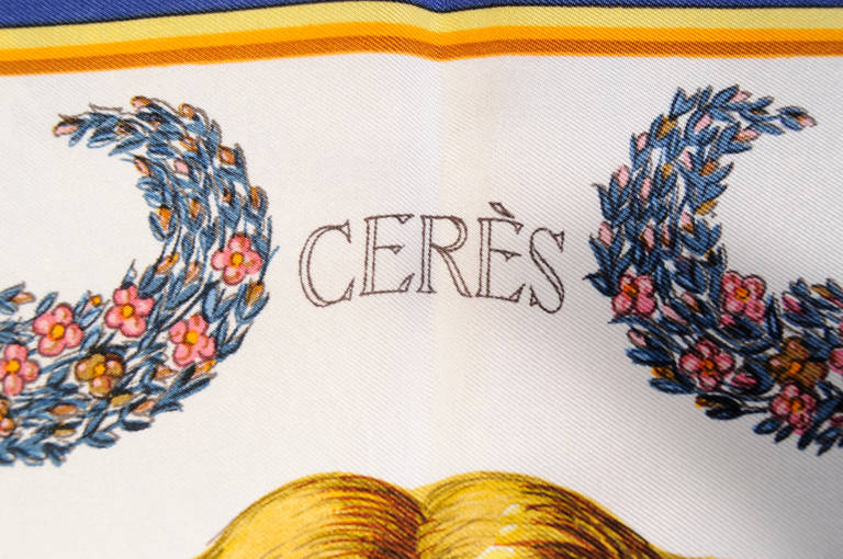 Hermes Scarf The Goddess Ceres