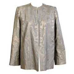 Rare Fortuny Stenciled Cotton Jacket, late 1930's