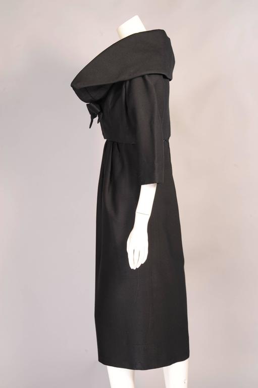 1958 Autumn Winter Yves Saint Laurent for Dior Couture Evening Dress ...
