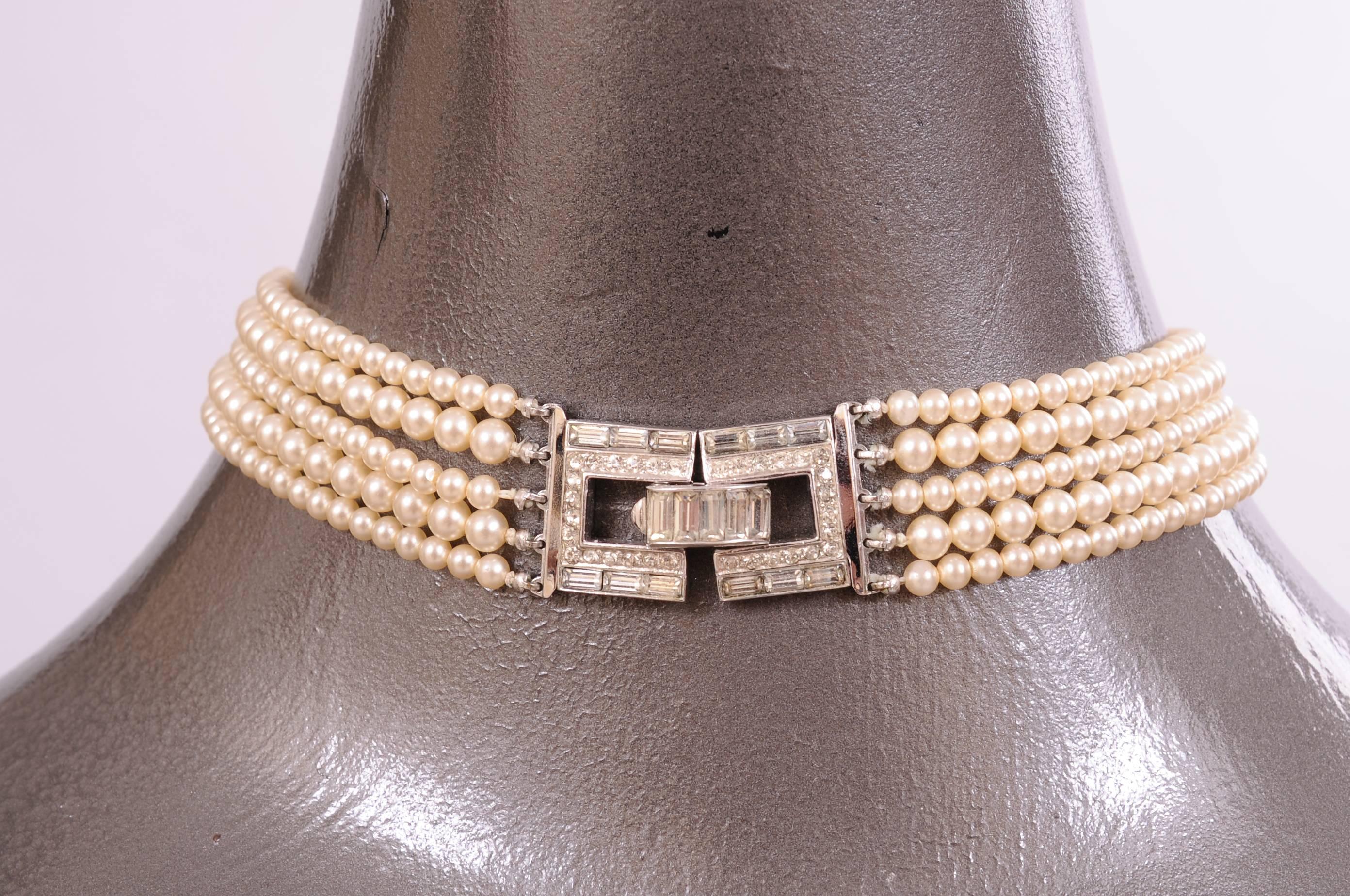 Women's Trifari 3 in 1 Pearl Necklace