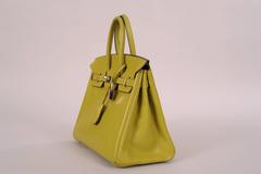 Hermes Green Birkin Bag, 24cm