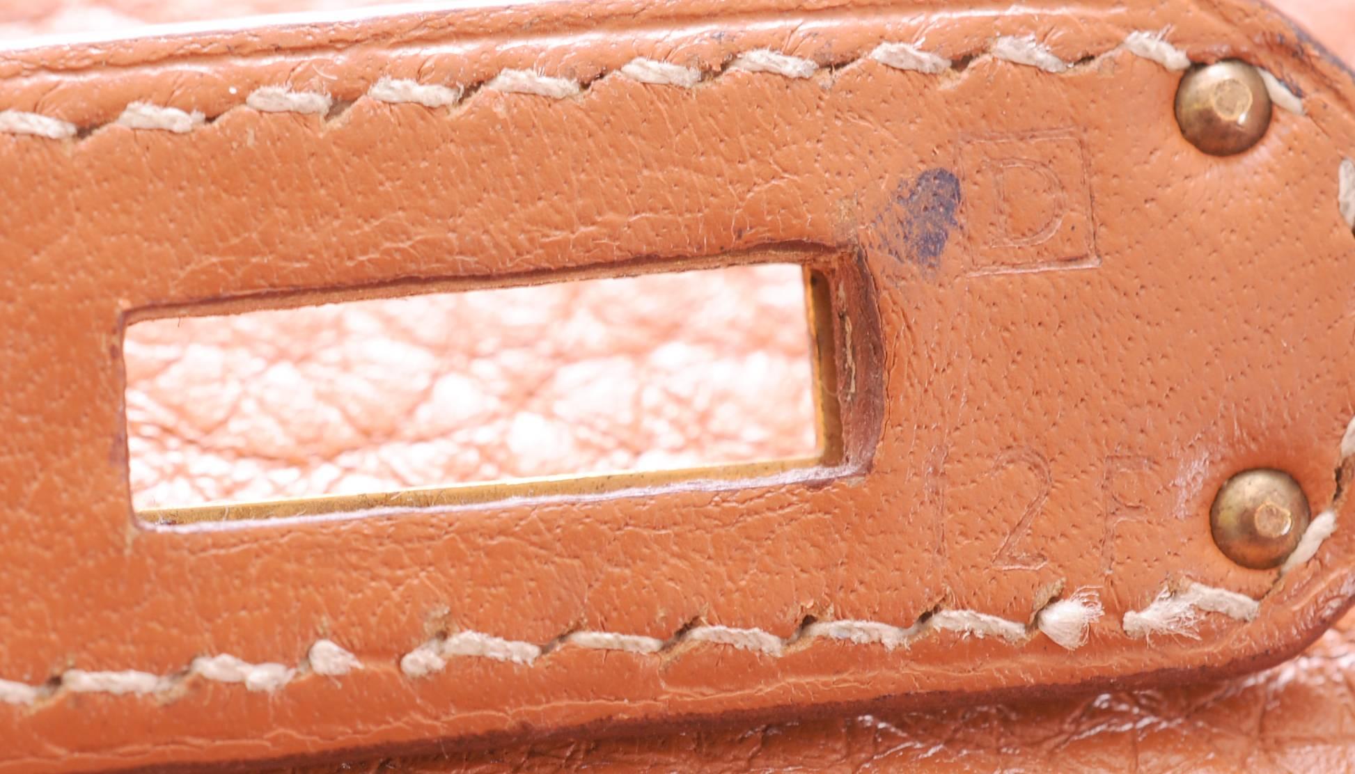 Hermes Saddle Birkin Bag, 35 cm Gold Hardware 2