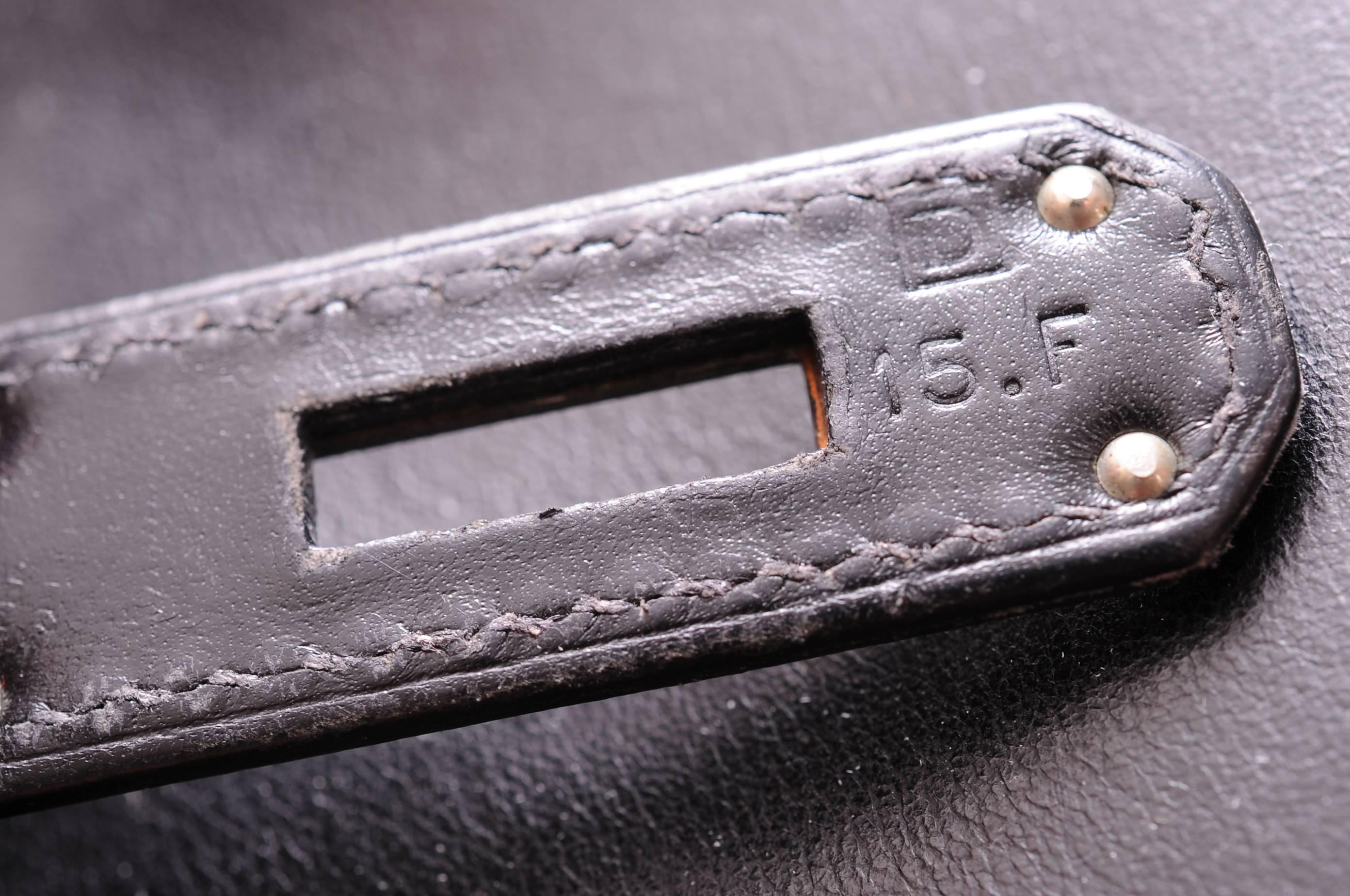 Hermes Black Birkin Bag, 35 cm 3