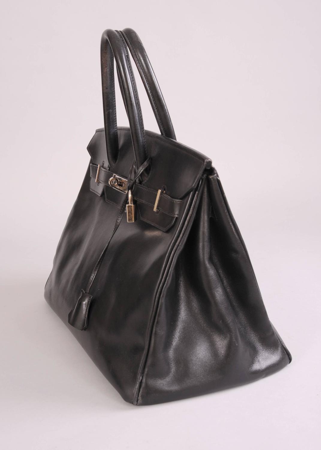 Hermes Black Birkin Bag, 35 cm at 1stdibs