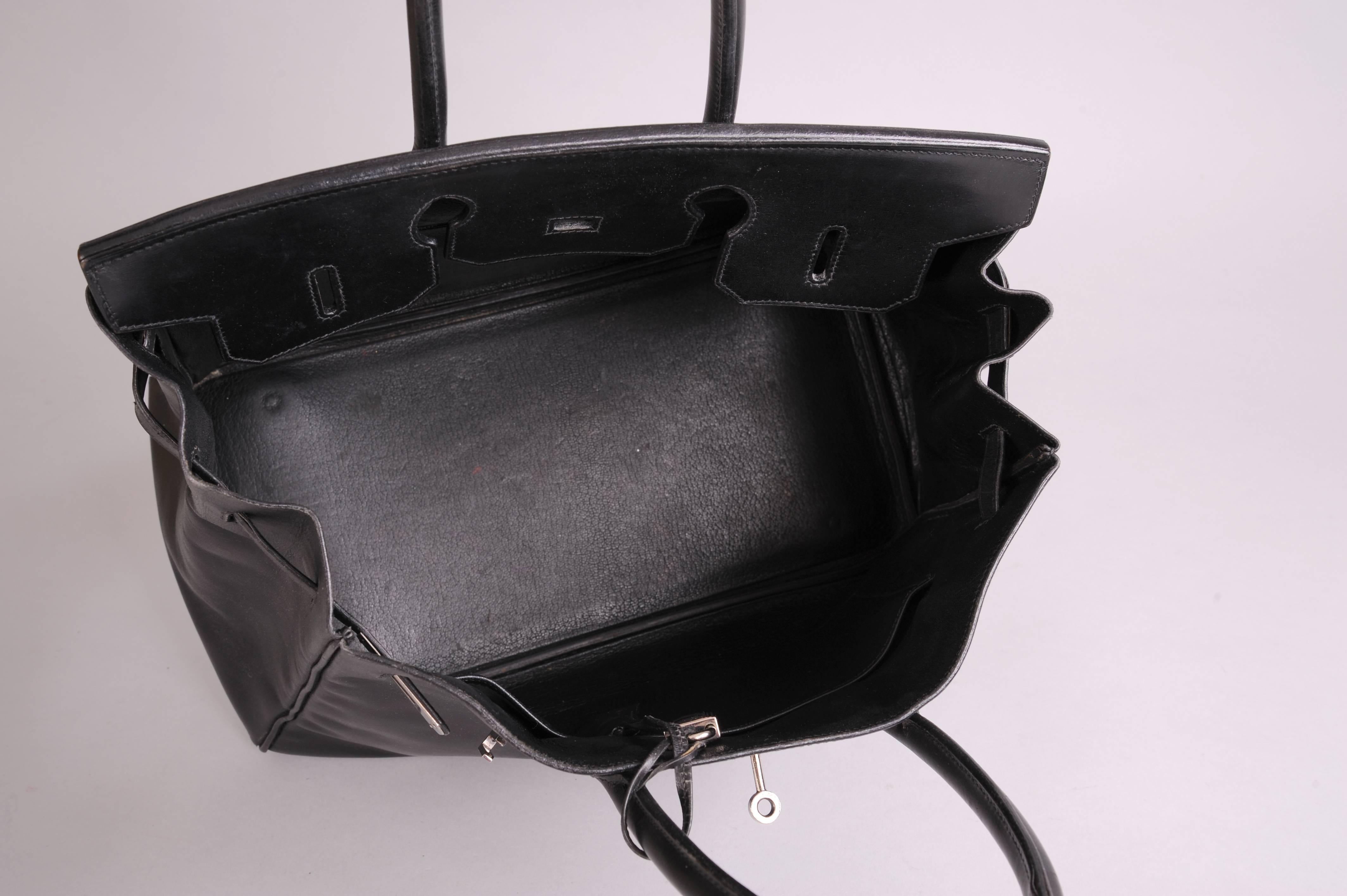 Hermes Black Birkin Bag, 35 cm 1