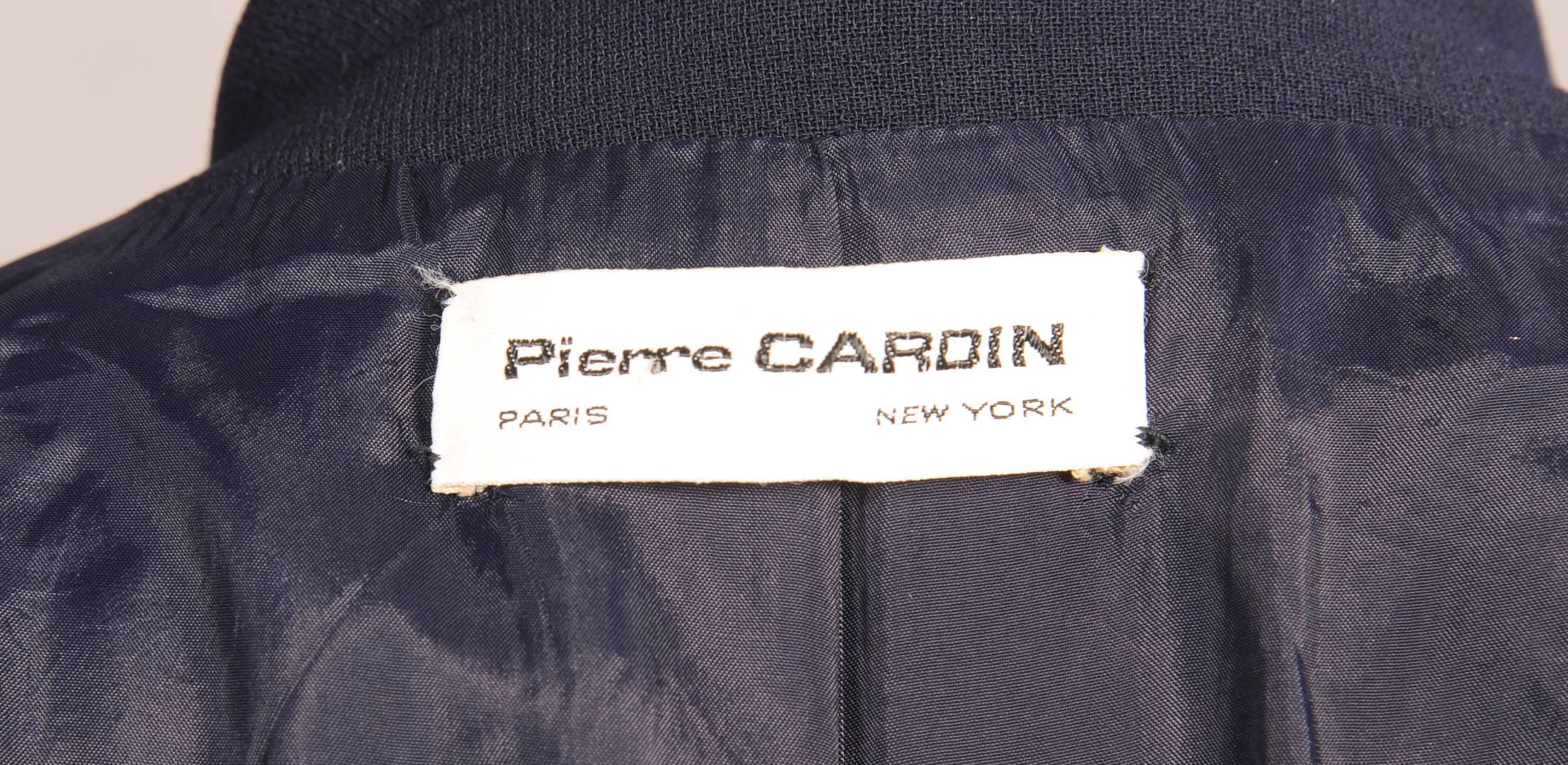 1960's Pierre Cardin Sleeveless Jacket & Skirt Suit 1