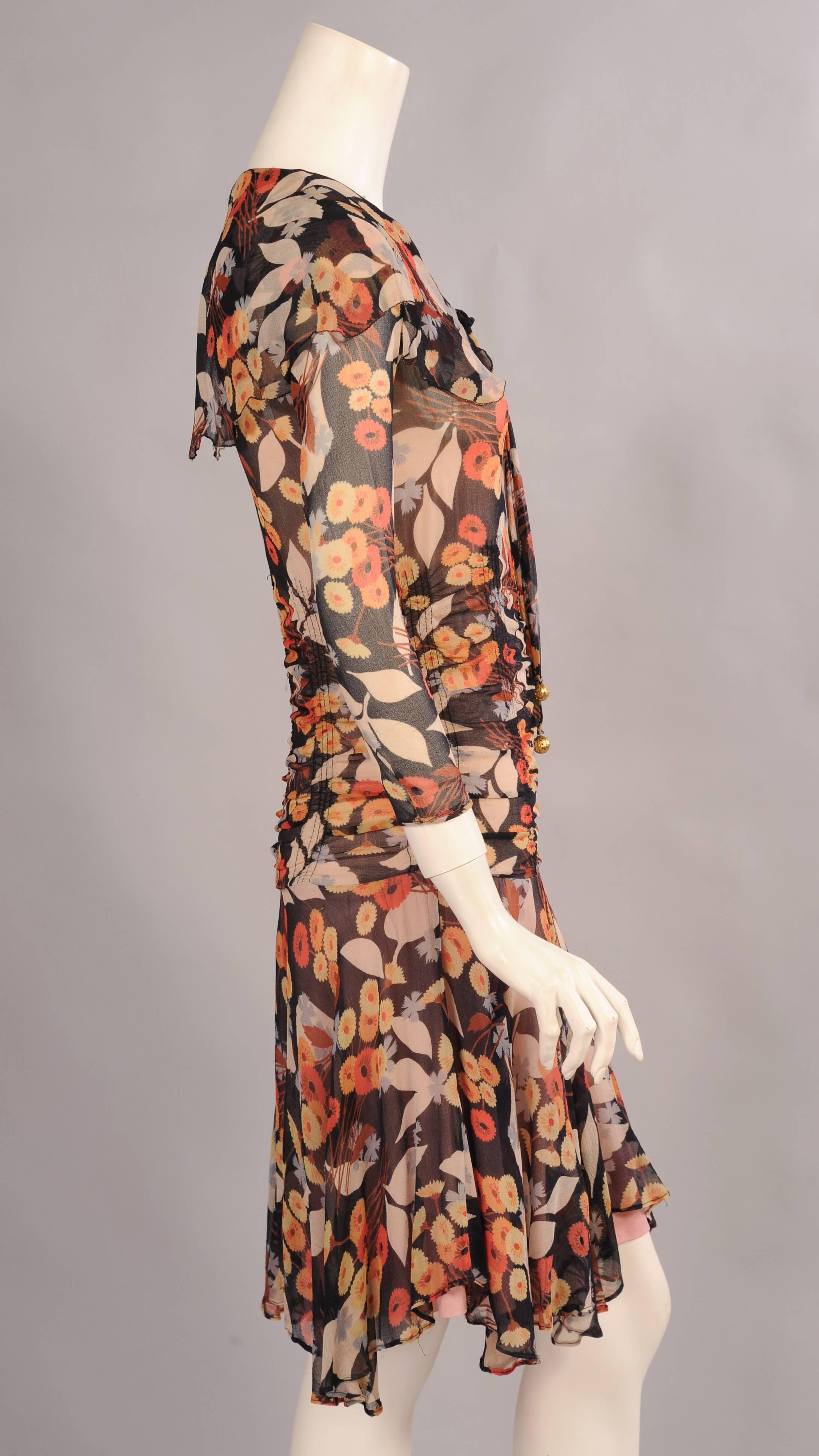 1920's floral dress