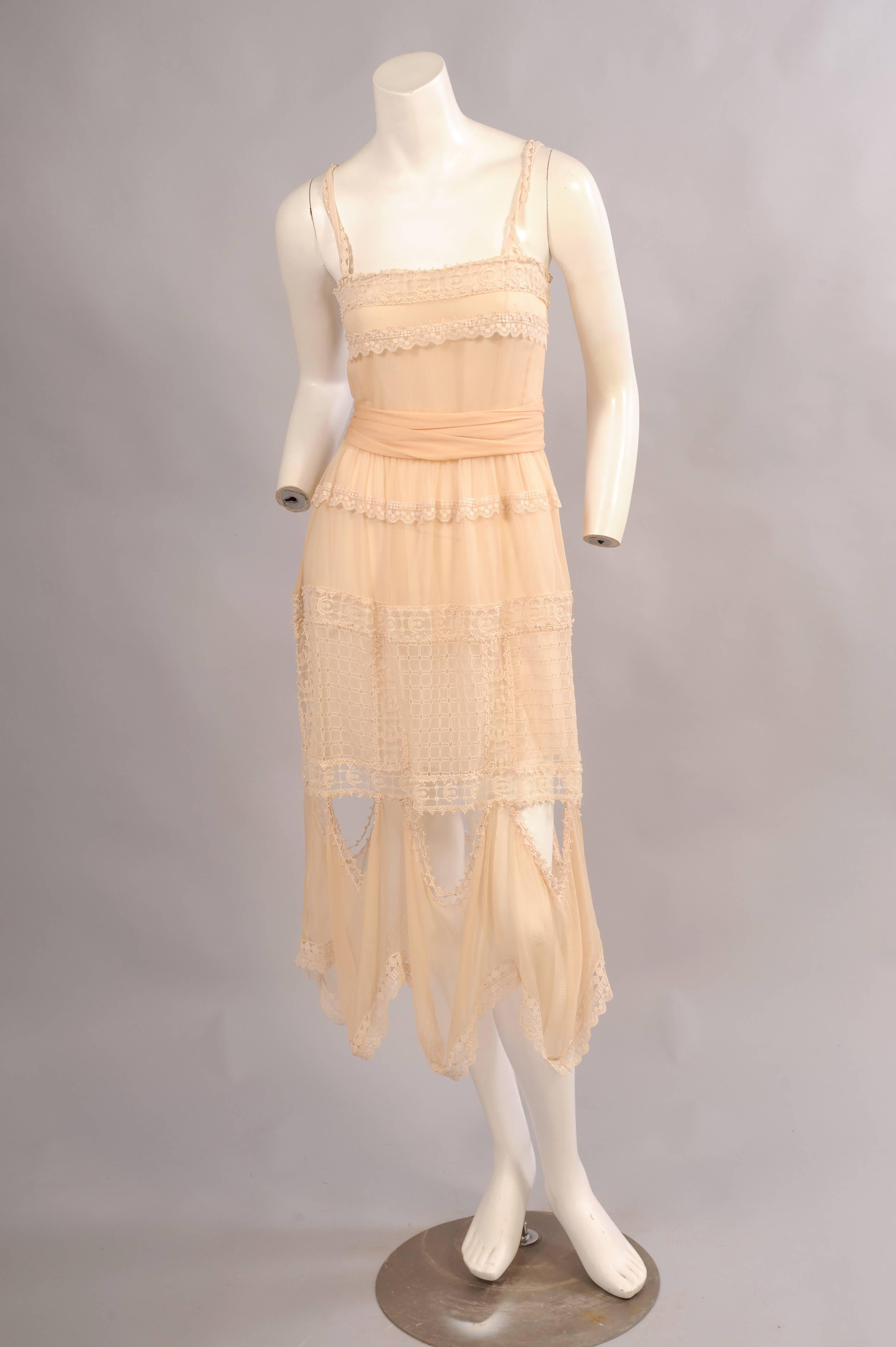 1970's Chloe Lace & Chiffon Dress & Jacket, Runway Worn 1