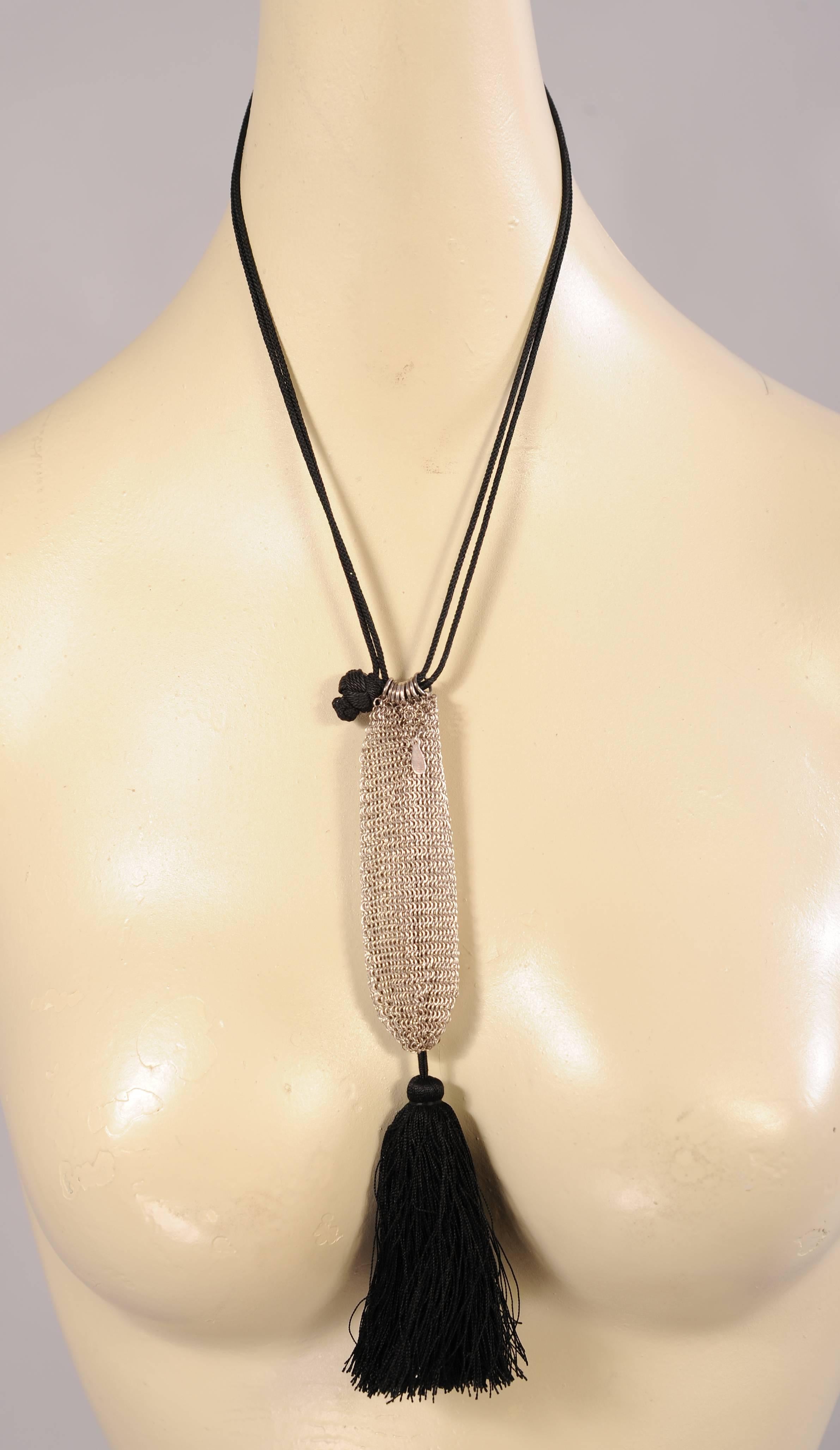 tiffany tassel necklace