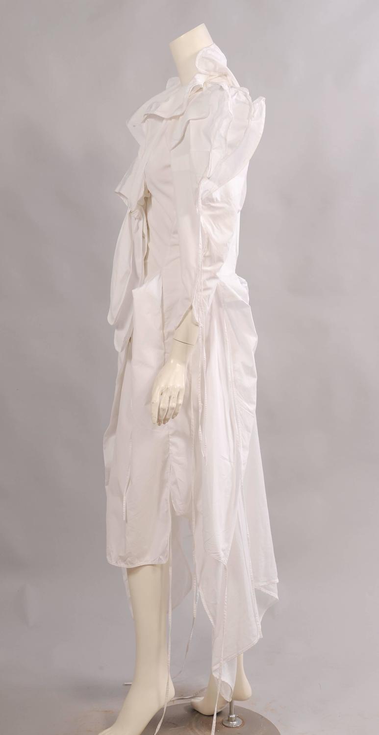VIVIENNE WESTWOOD twisted cotton coat