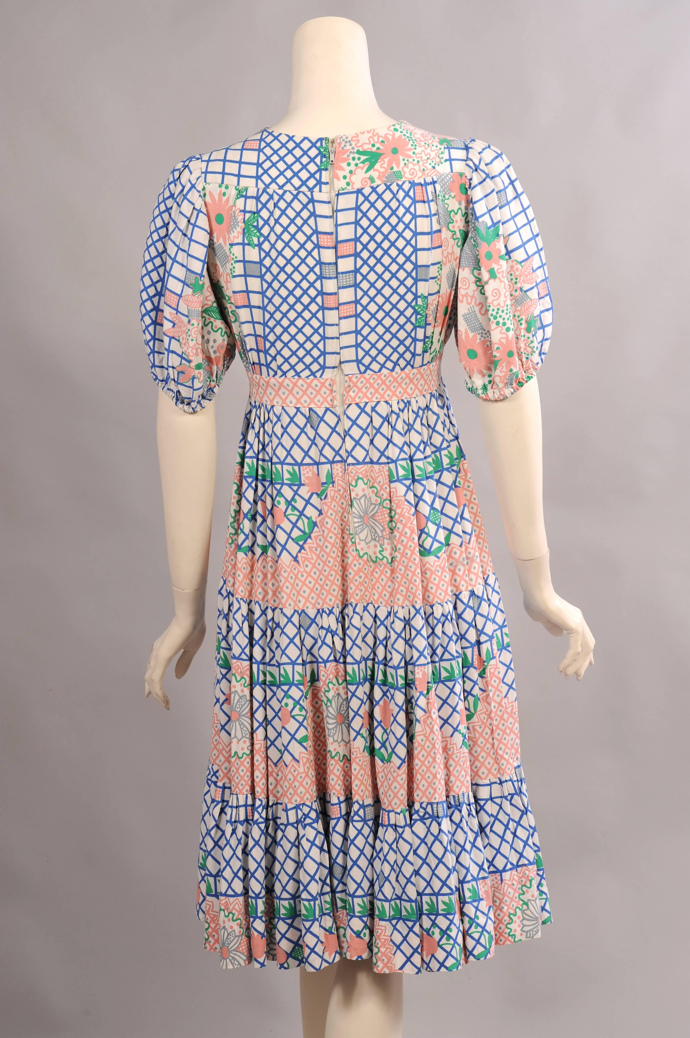 Gray Ossie Clark for Radley Dress, Celia Birtwell Print