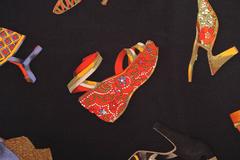 Iconic Salvatore Ferragamo Scarf with Shoe Designs