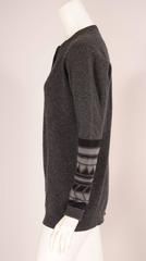 Chanel Scottish Cashmere Sweater with Hand Intarsia Design