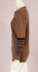 Chanel Scottish Cashmere Sweater with Hand Intarsia Design
