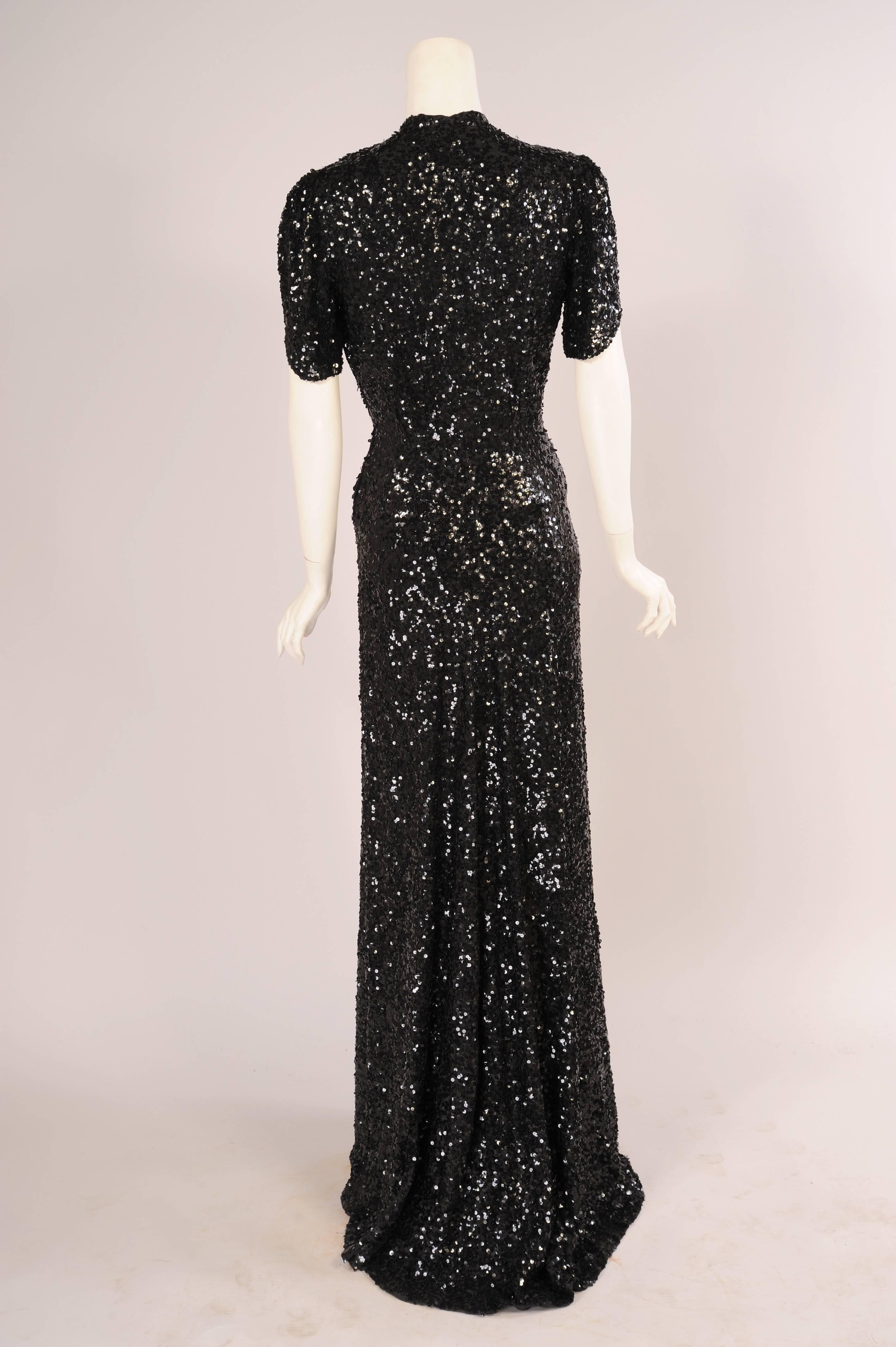 sparkling black dress