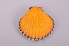 Cartier Sterling Silver and Scallop Shell Covered Mirror