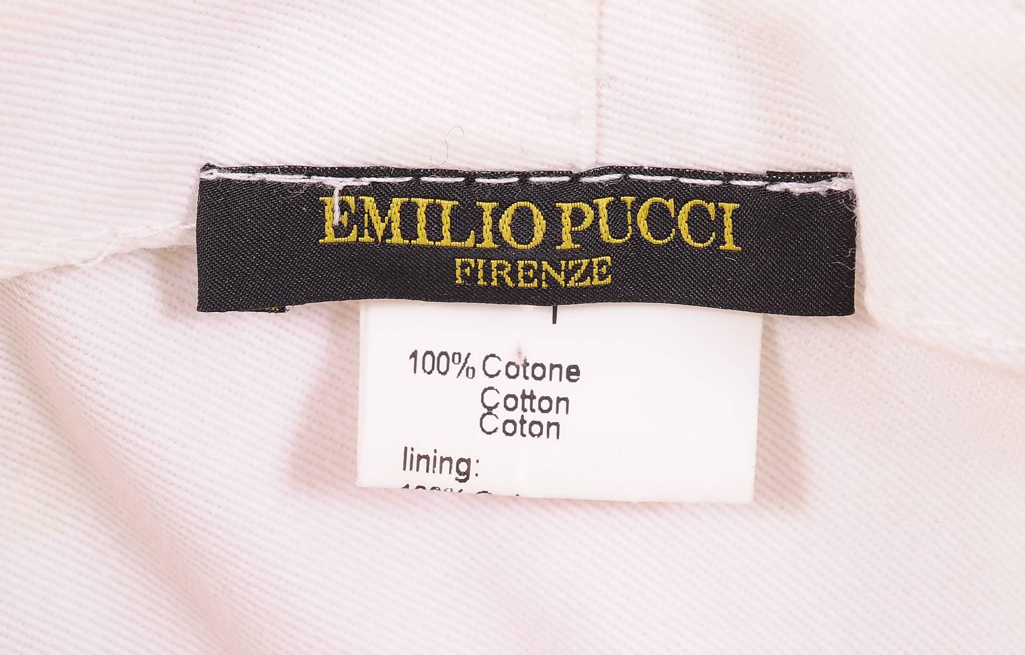 Women's Emilio Pucci Colorful Cotton Print Hat