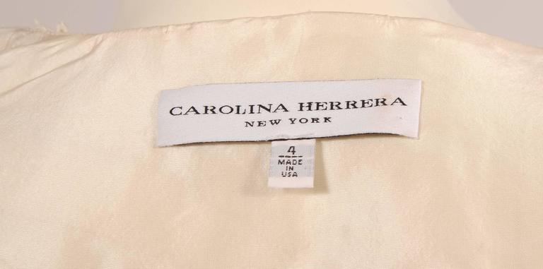 Carolina Herrera Cartridge Pleated Beaded Asian Inspired Jacket at 1stDibs
