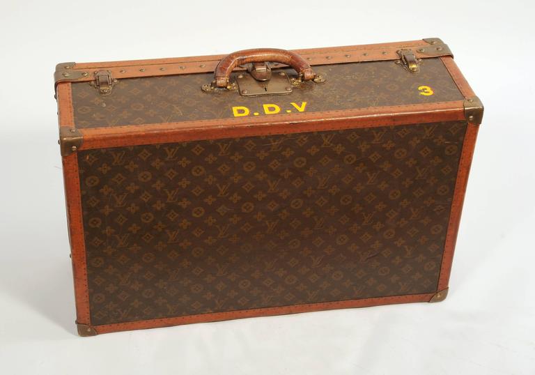  Louis Vuitton Suitcase Owned by Diana Vreeland Iconic Piece of Fashion History In Good Condition In New Hope, PA