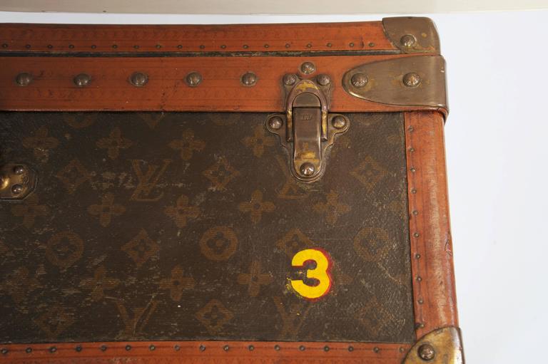 Brown  Louis Vuitton Suitcase Owned by Diana Vreeland Iconic Piece of Fashion History