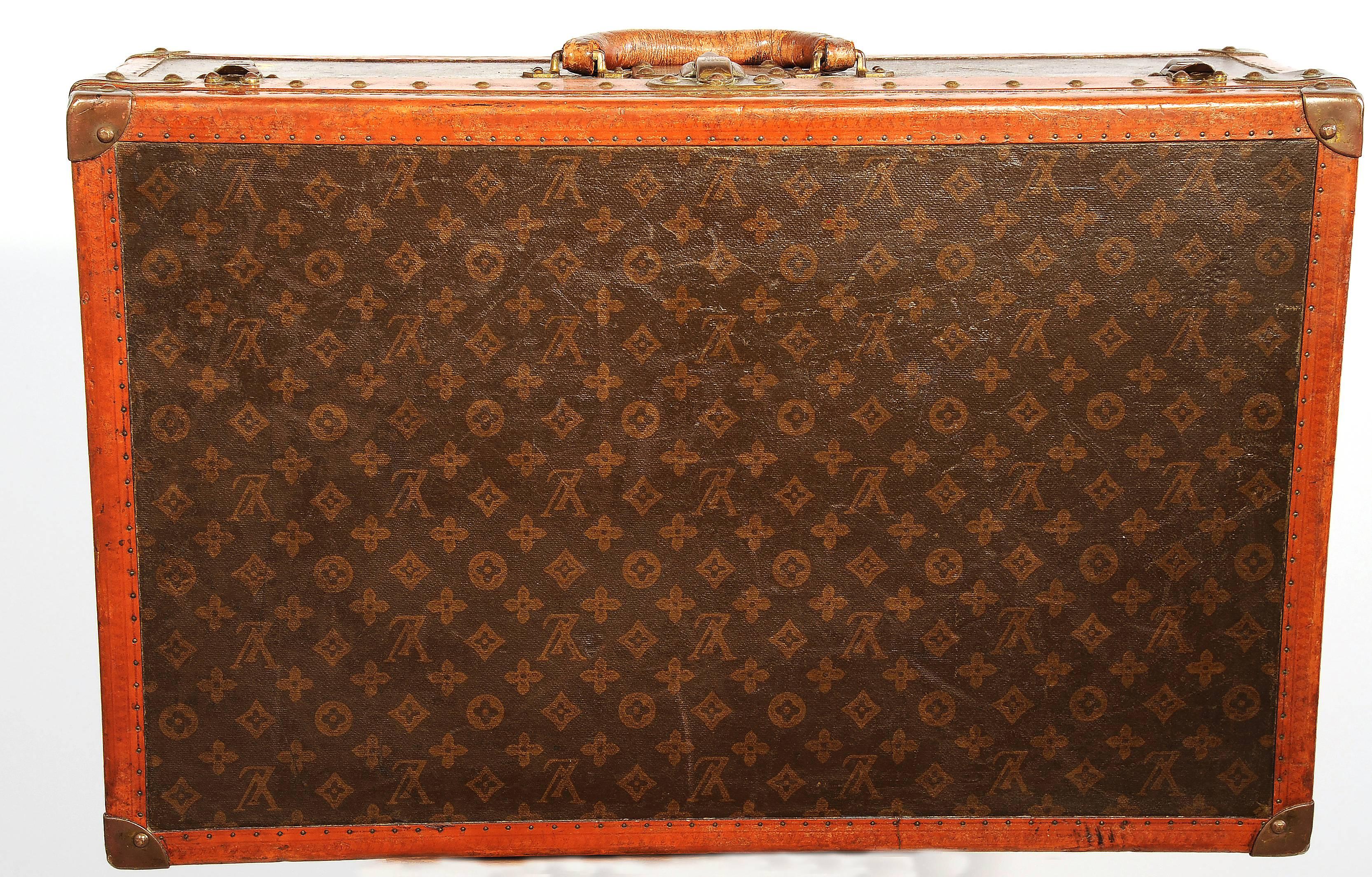Brown  Louis Vuitton Suitcase Owned by Diana Vreeland Iconic Piece of Fashion History
